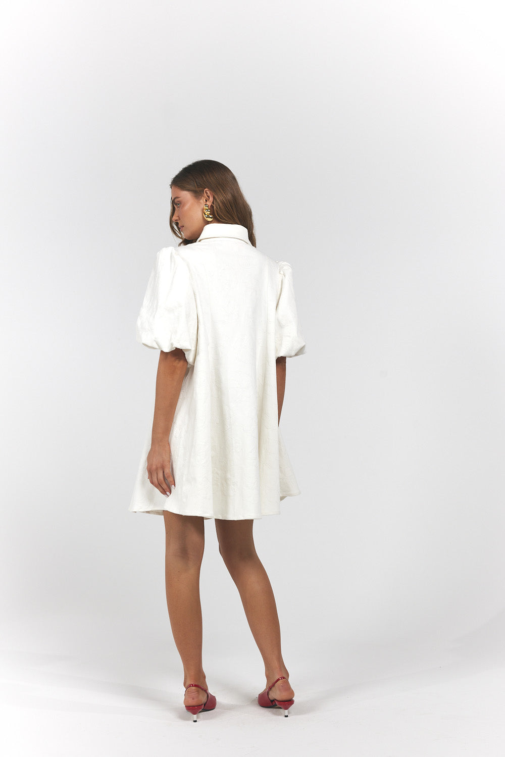 La Boheme Girls - Peyton Mini Dress - Denim Cloud