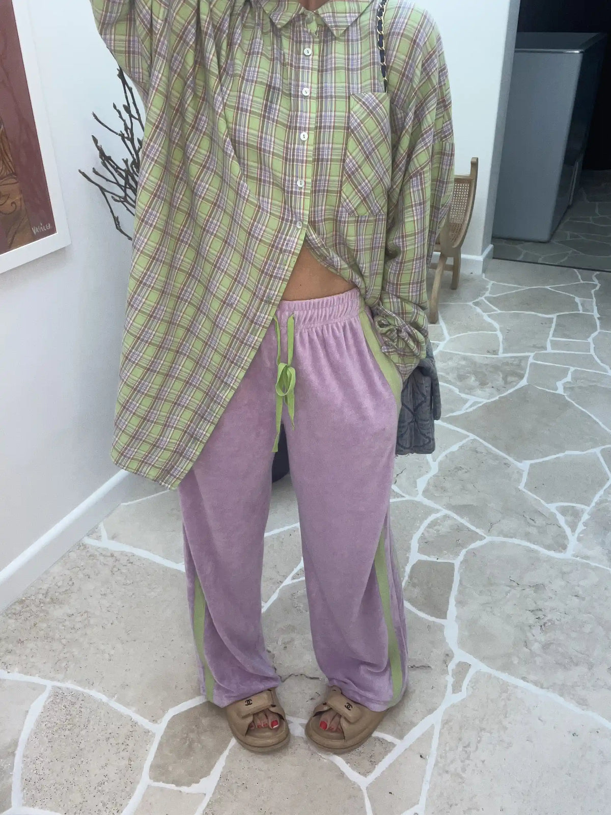 La Boheme Girls - Viva Terry Pant - Lilac Spritz