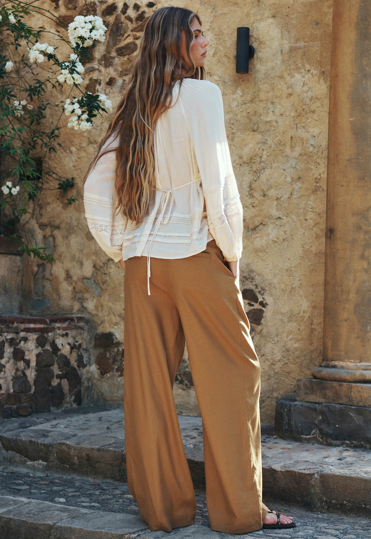 Spell - London Pleated Pant - Tan