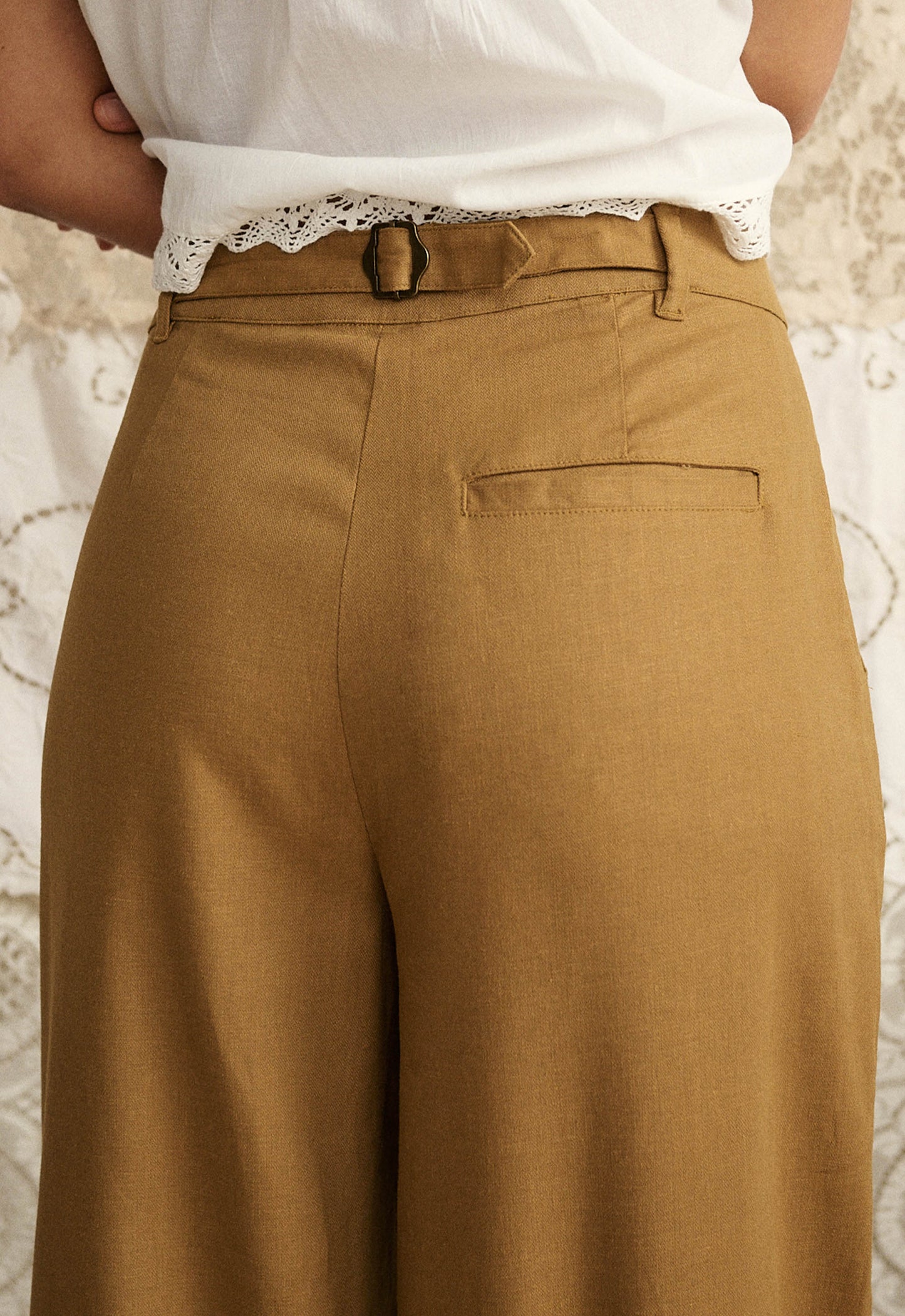 Spell - London Pleated Pant - Tan