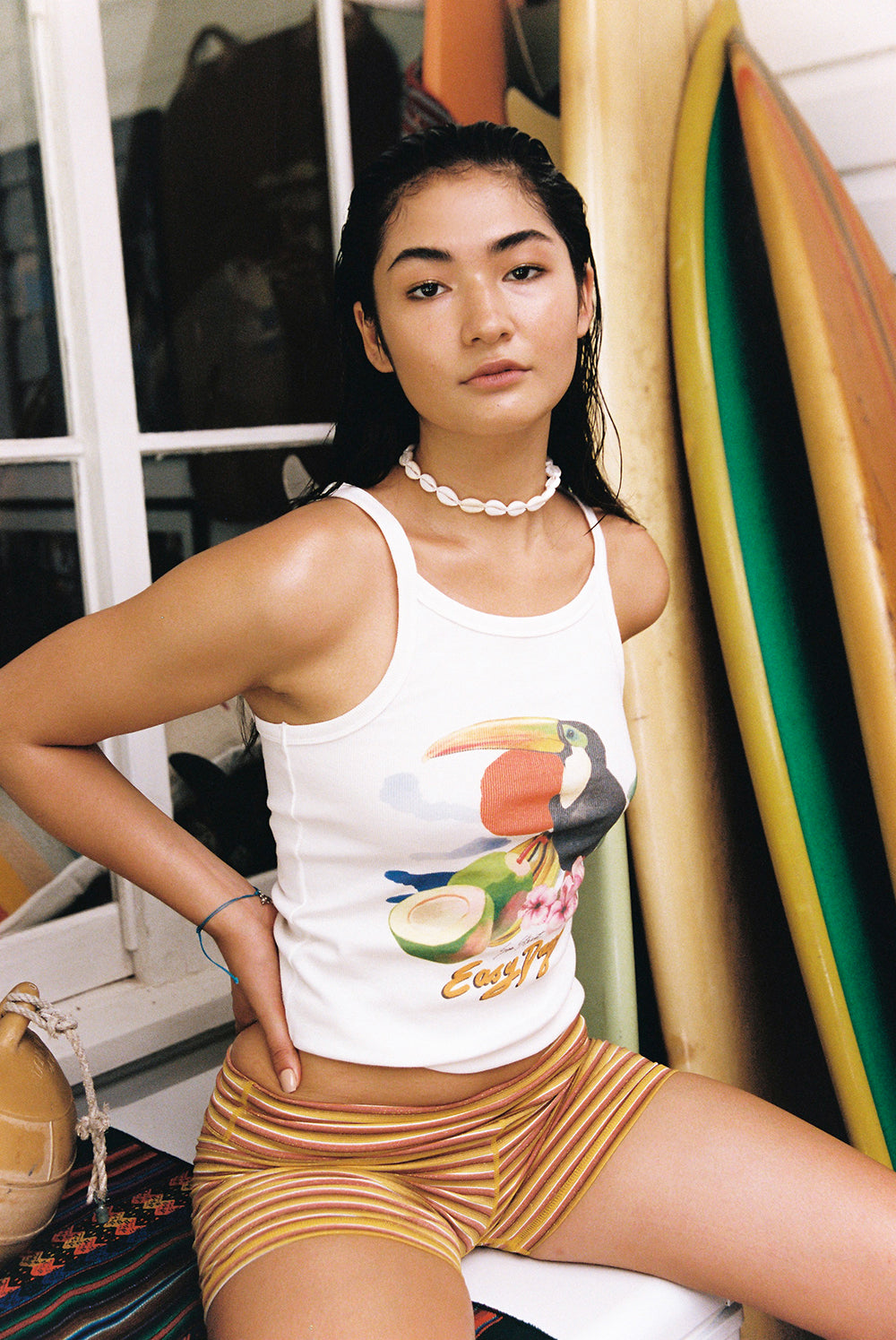 Sea Street - Easy Days Singlet - Salt