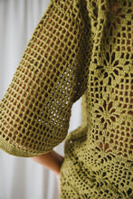 Load image into Gallery viewer, Marigold Mustang - Maggie Crochet Shirt - Olive

