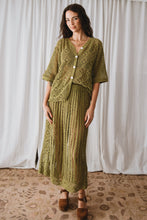 Load image into Gallery viewer, Marigold Mustang - Maggie Crochet Skirt - Olive
