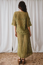 Load image into Gallery viewer, Marigold Mustang - Maggie Crochet Skirt - Olive
