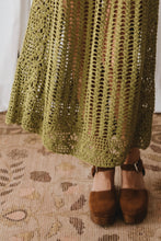 Load image into Gallery viewer, Marigold Mustang - Maggie Crochet Skirt - Olive
