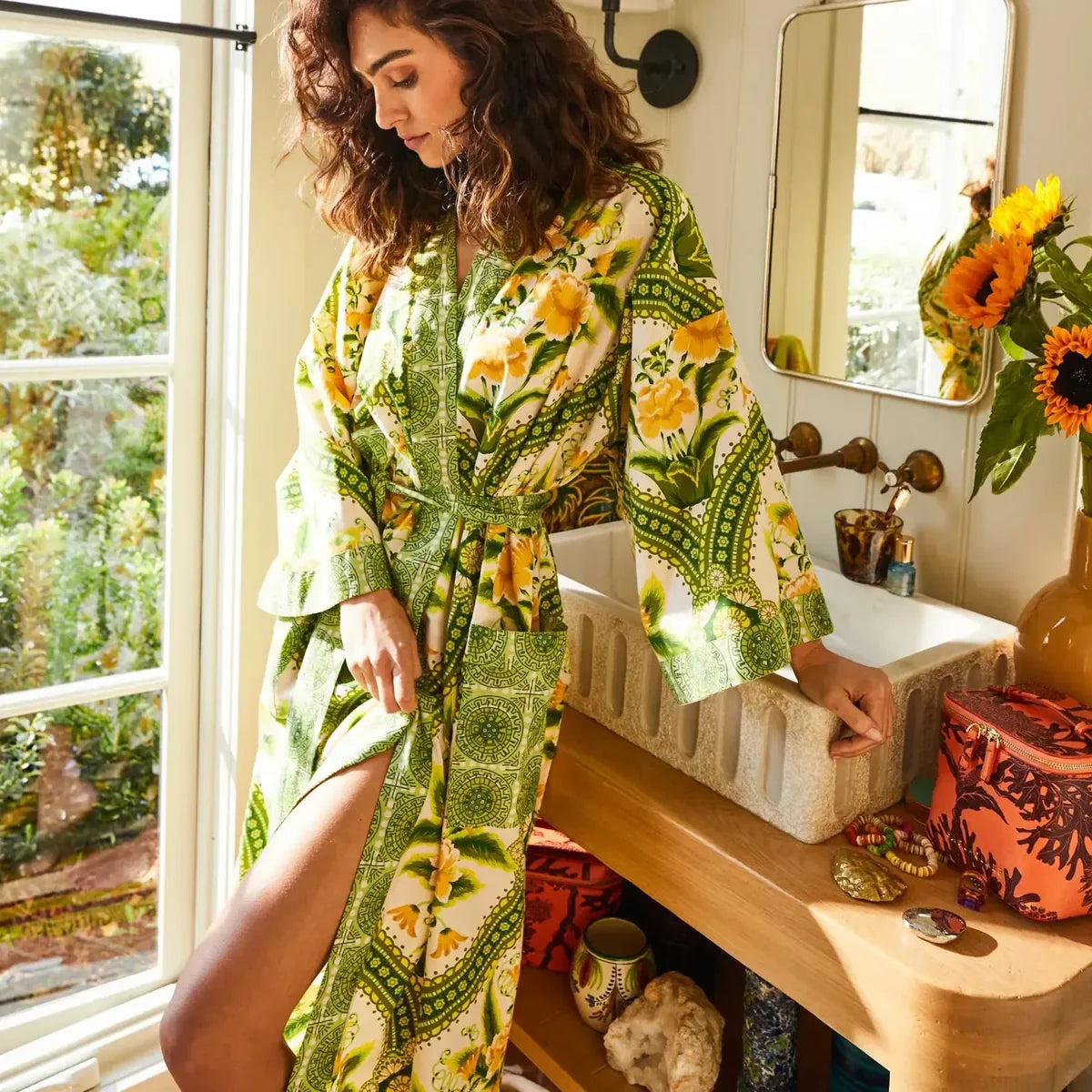 Sage X Clare - Margaret Cotton Robe