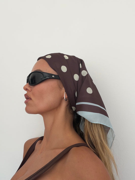 Ssaint Apparel - Polka Dot Head Scarf