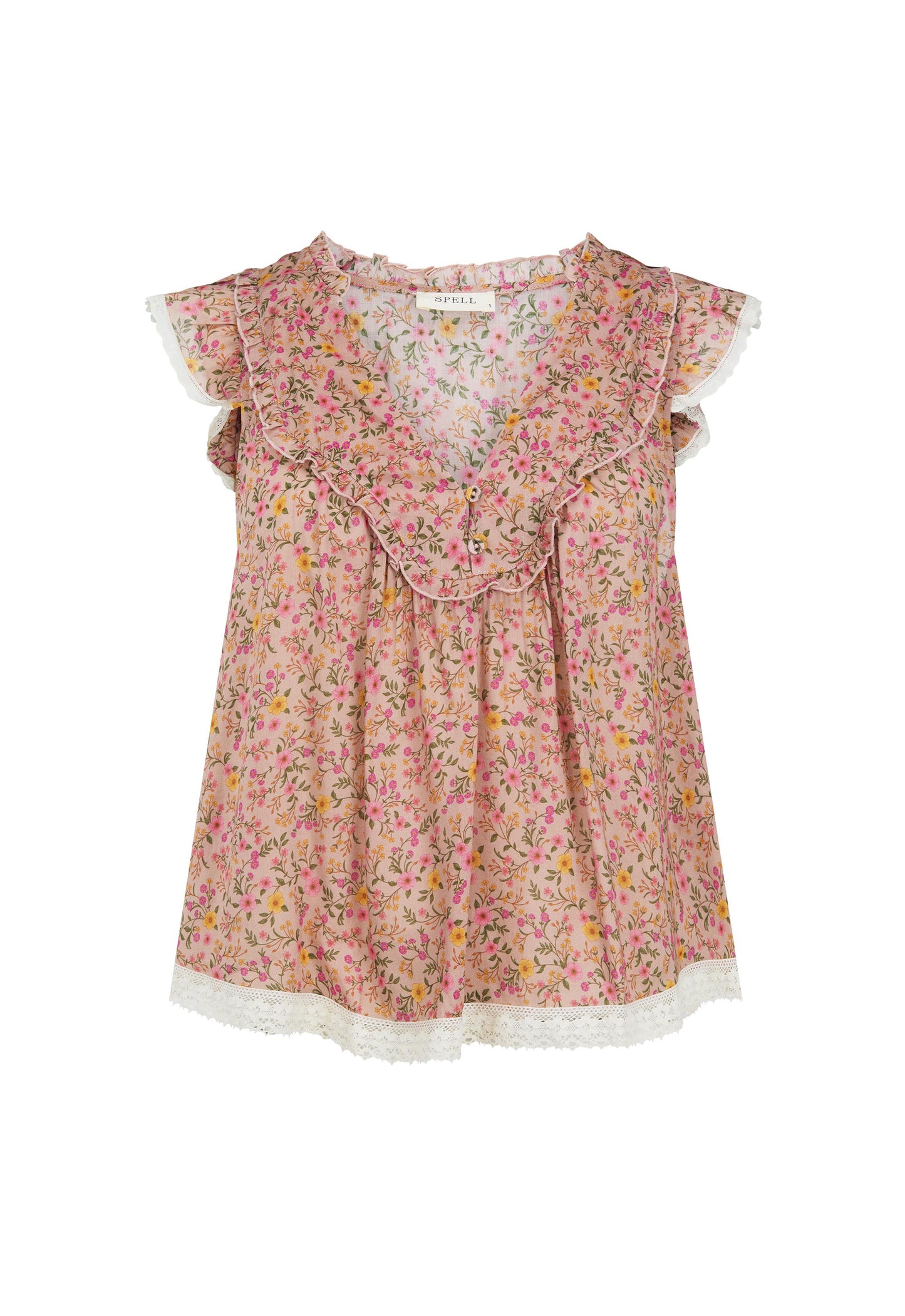 Spell - Mimi-Rose Boho Top - Pink Posey