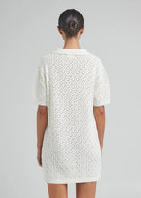 Load image into Gallery viewer, Poolside Paradiso - Mimosa Knit Shirt Dress - Gardenia
