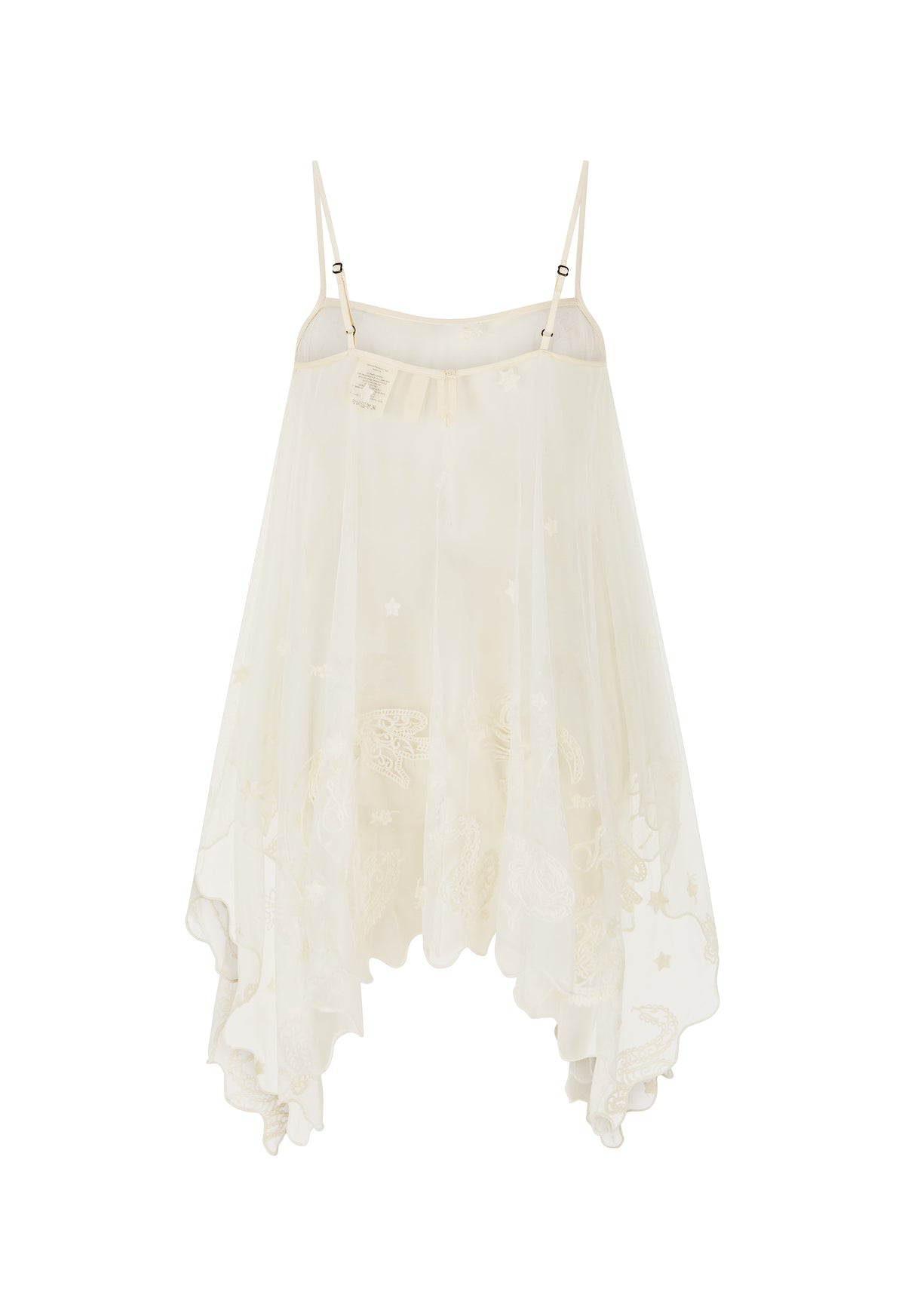 Spell - Mooncharm Mesh Hankie Cami - Vintage Cream