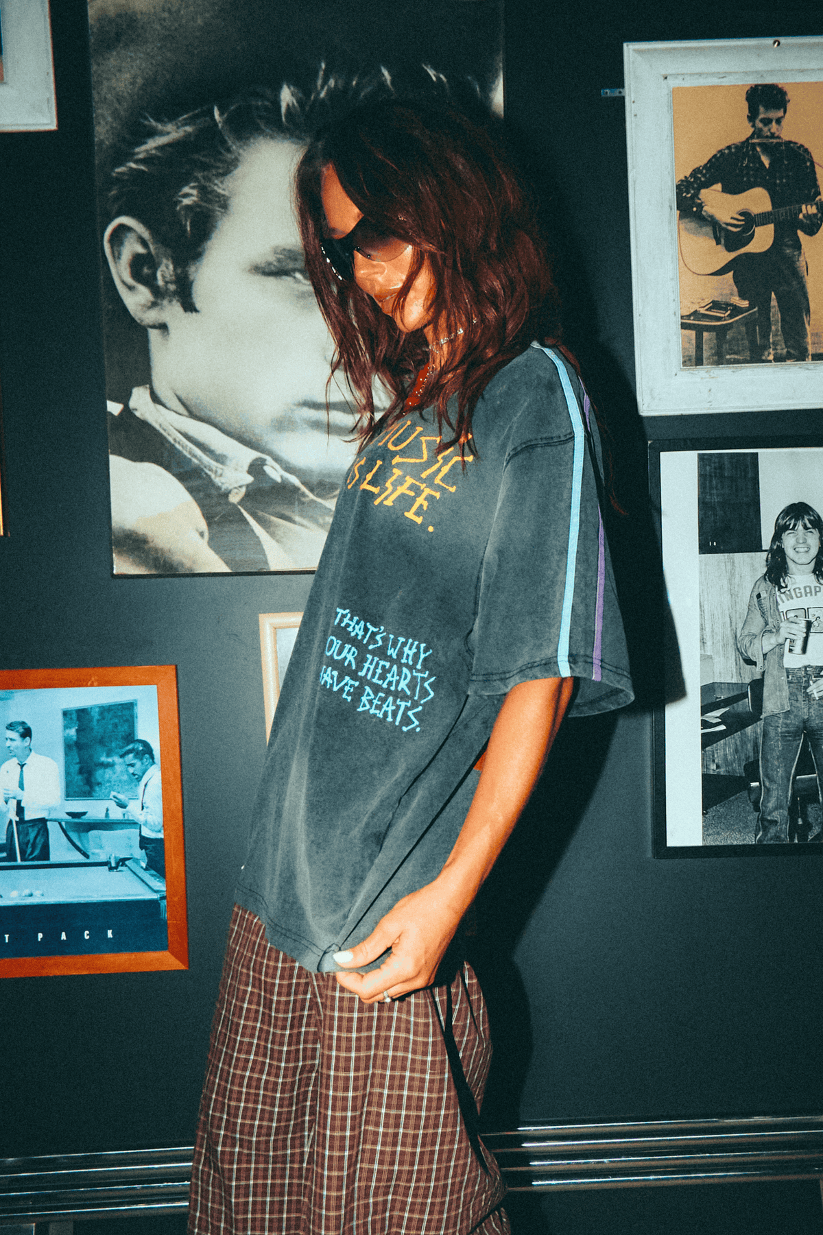 Sabbi - MUSIC IS LIFE TEE - BLACK
