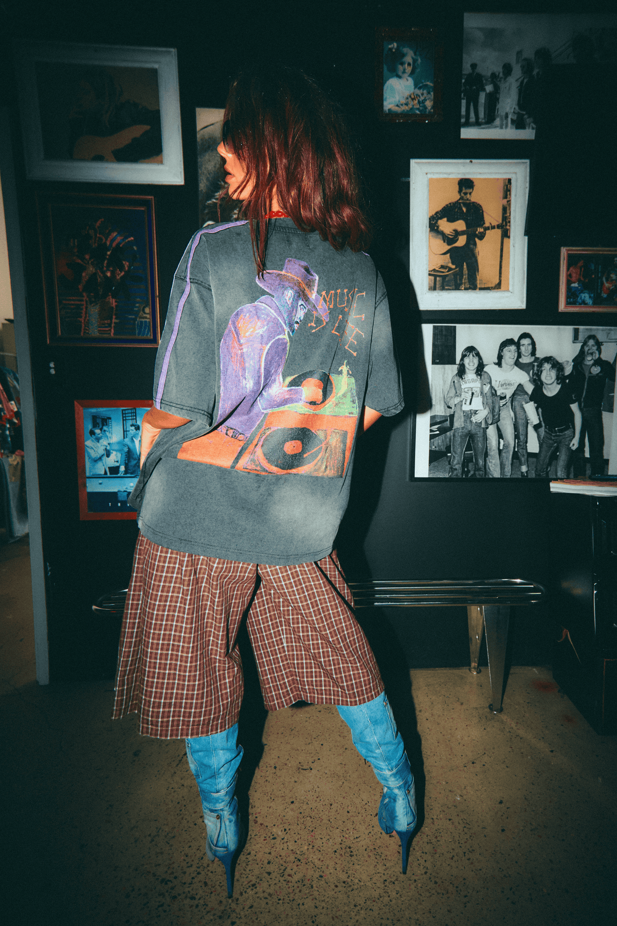 Sabbi - MUSIC IS LIFE TEE - BLACK