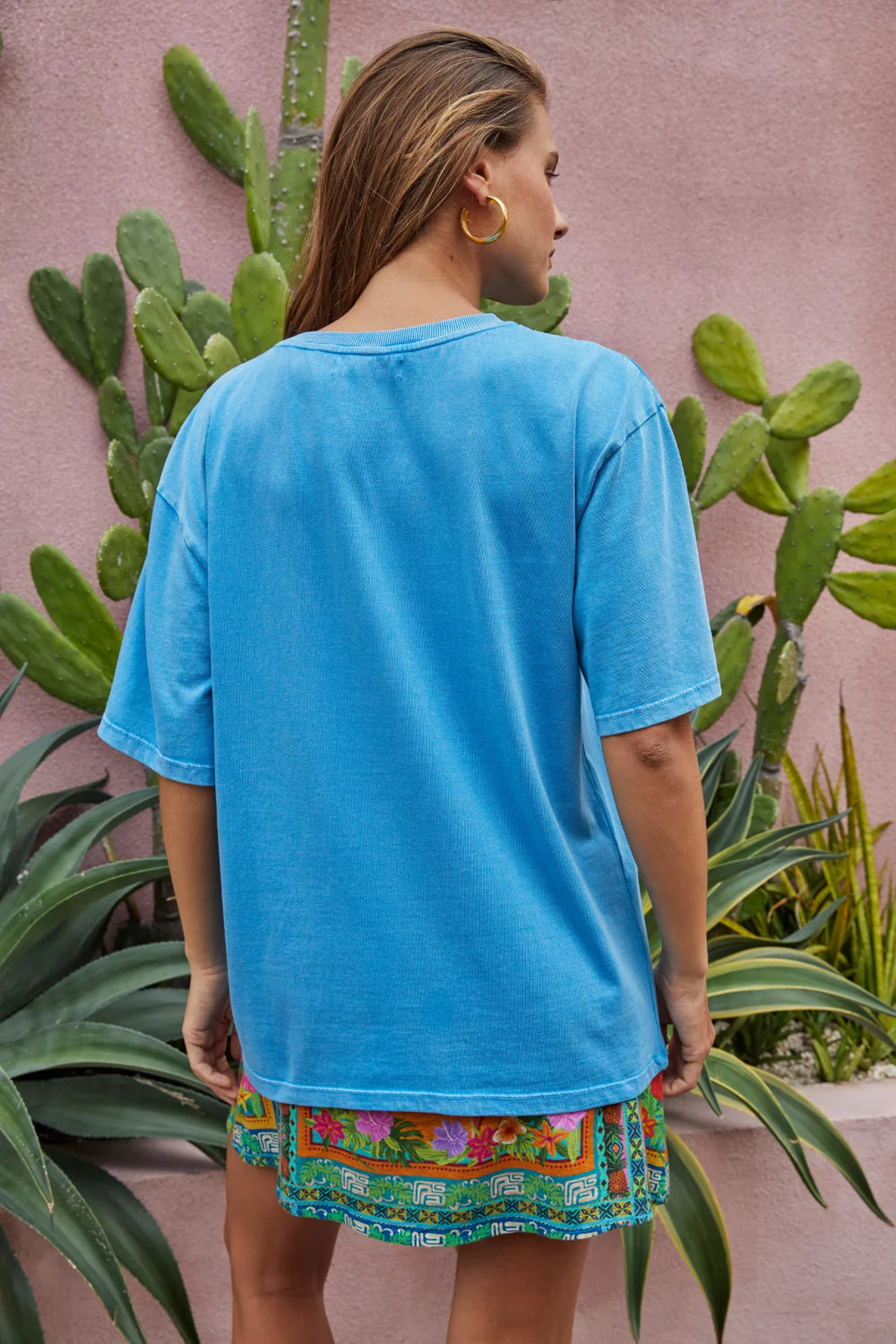 Nine Lives Bazaar - Aloha Girl Tee - Aloha Print