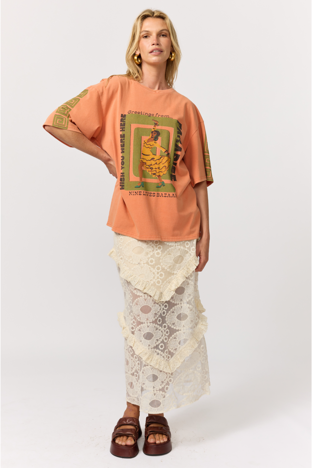 Nine Lives Bazaar - Havana Tee - Iris