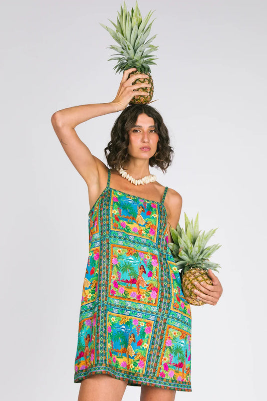 Nine Lives Bazaar - Leisure Mini Dress - Tiki
