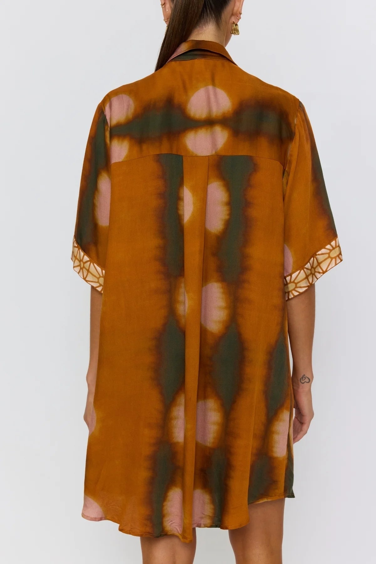 Nine Lives Bazaar - Lois Shirt Dress - Umber