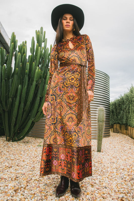 Nine Lives Bazaar - Elixir Maxi Dress - Ember