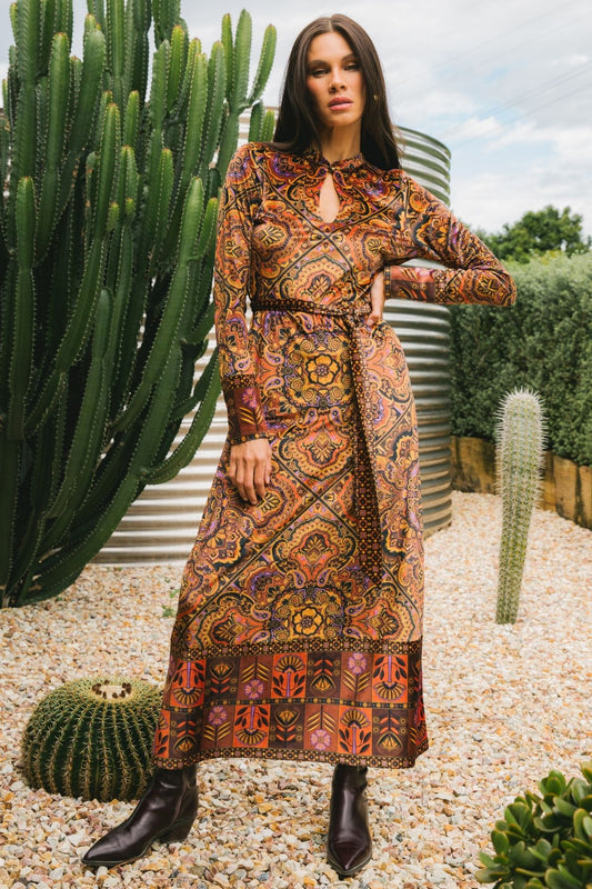 Nine Lives Bazaar - Elixir Maxi Dress - Ember