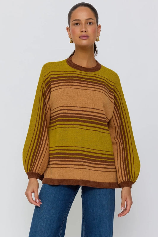 Nine Lives Bazaar - Zen Sweater - Moss
