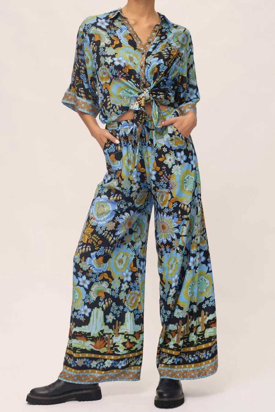 Nine Lives Bazaar - Sunday Pants - Twilight