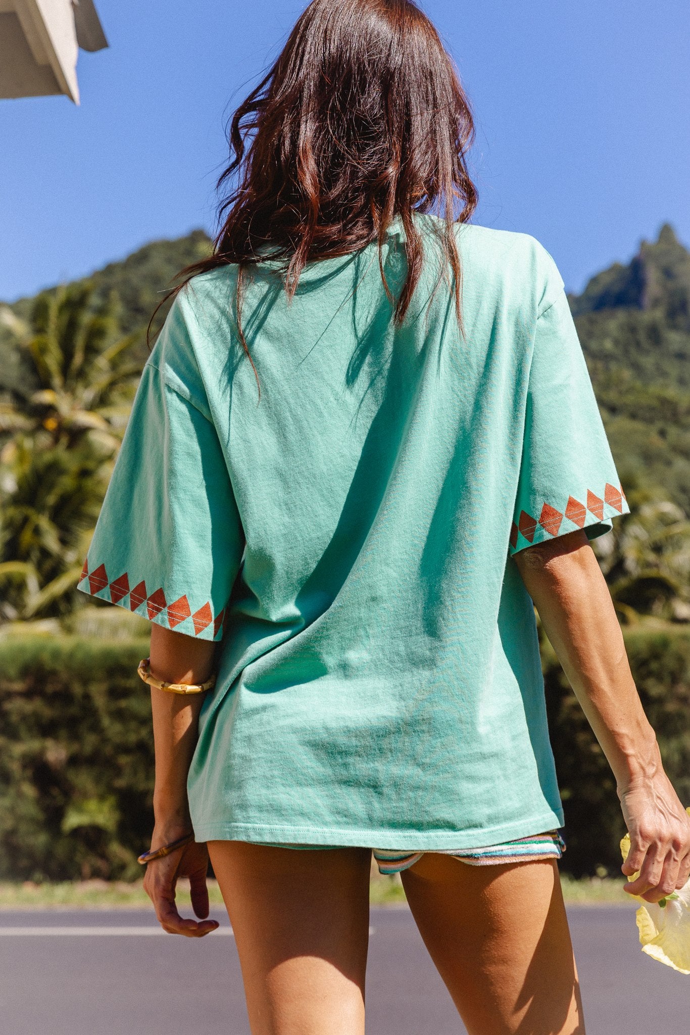 Nine Lives Bazaar - Silver Sun Tee - Nautical