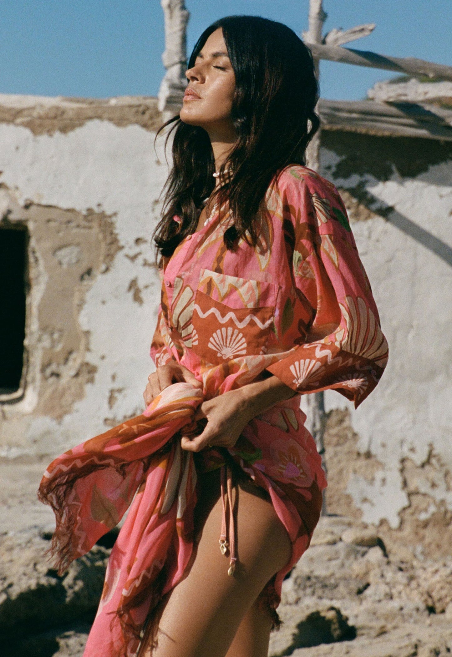 Spell - Oceana Shirt - Coral