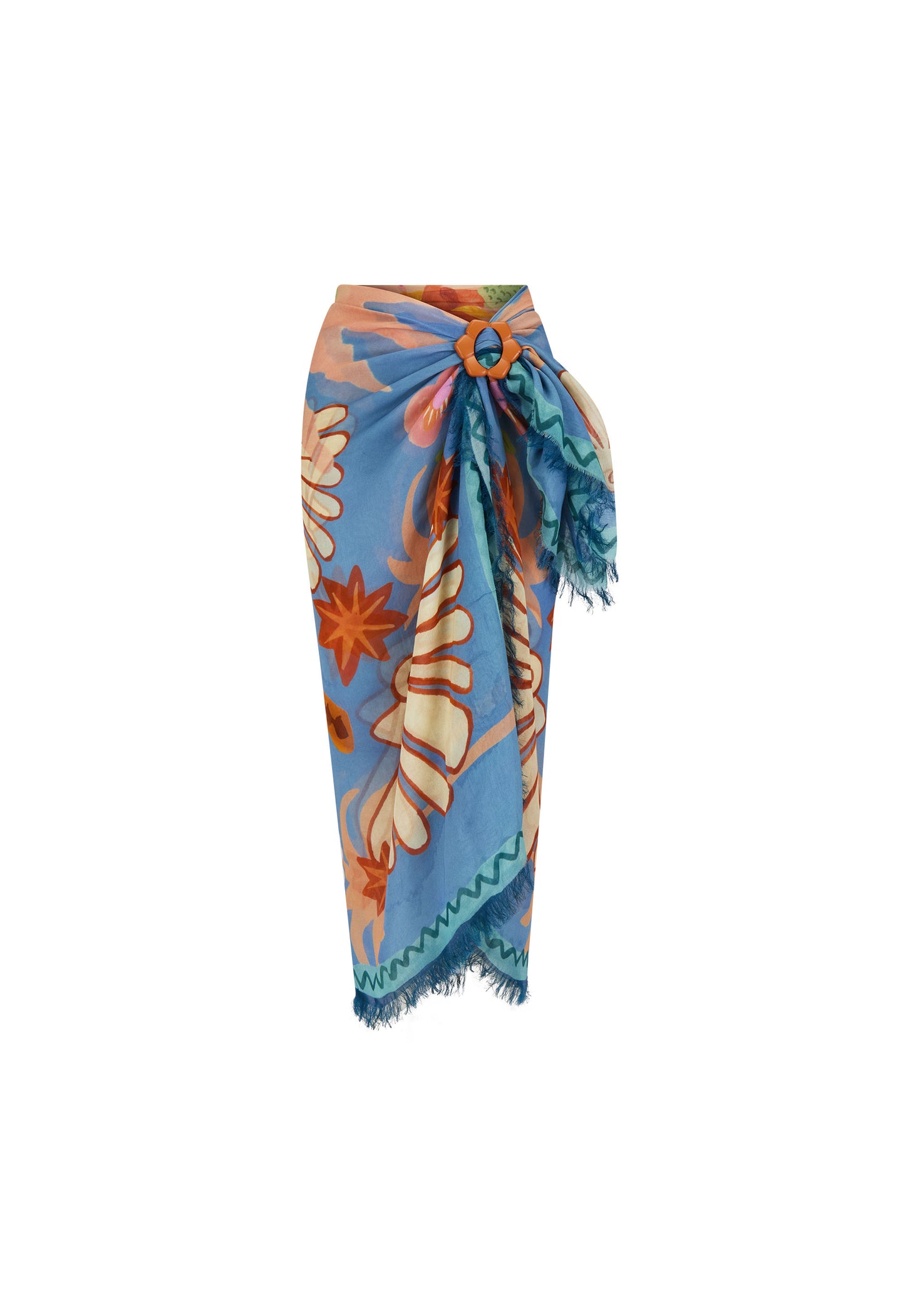 Spell - Oceana Travel Scarf - Sea Blue
