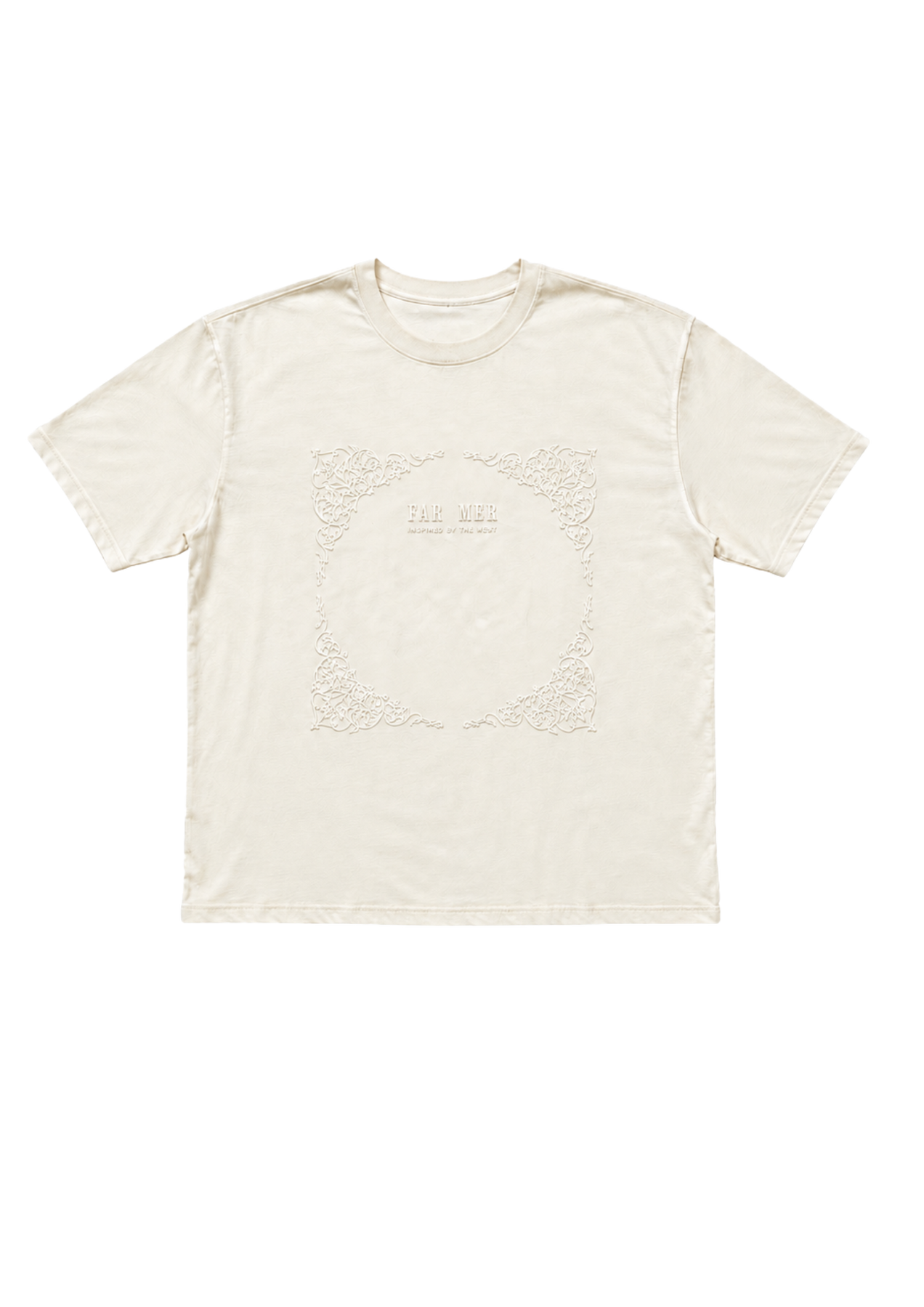 FARMER By Whitney - Paisley Emboss Crew Tee