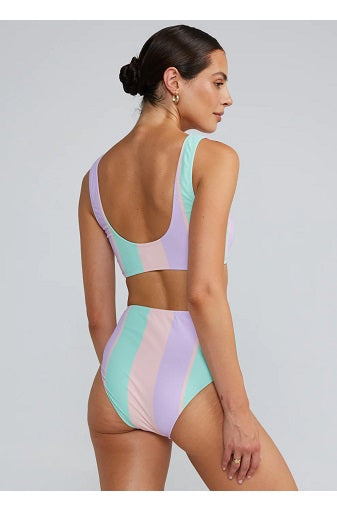 Poolside Paradiso - Sunlounger High Waist Bottom