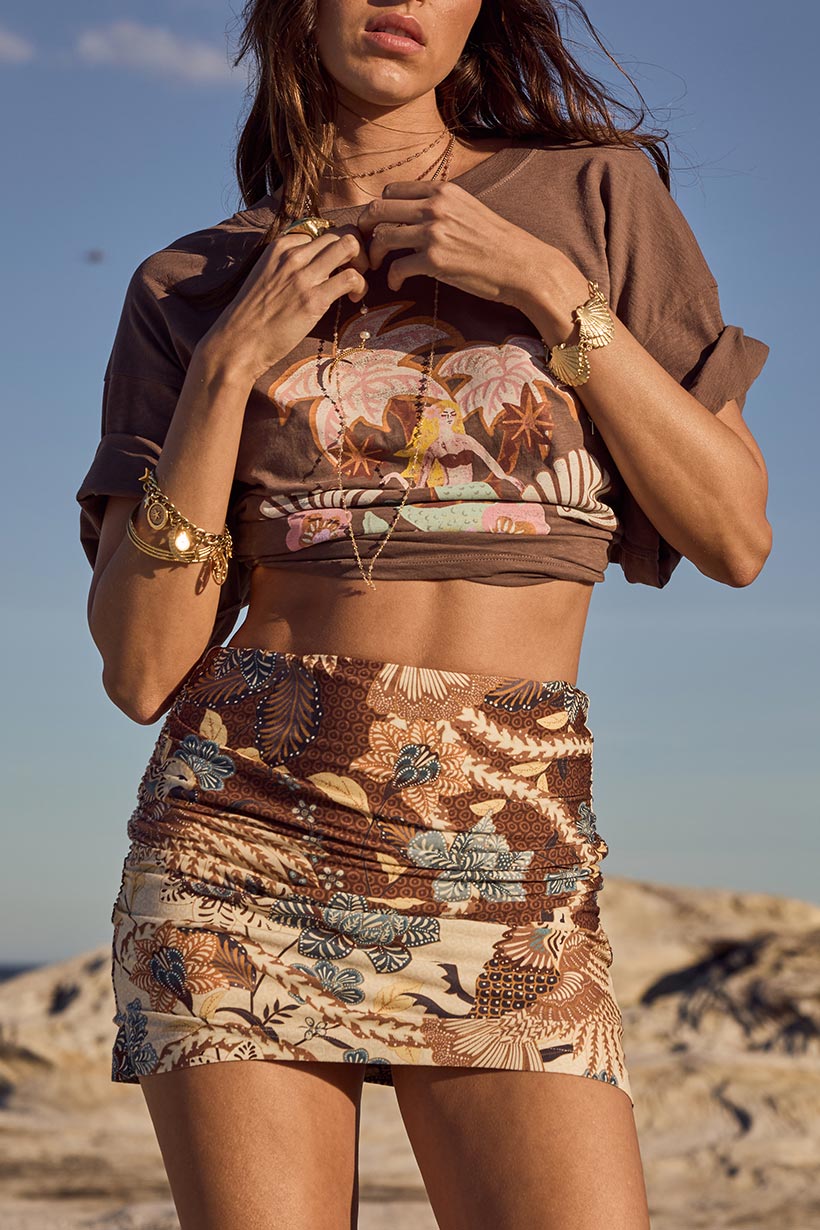 Spell - Volcano Goddess - Mini Skirt