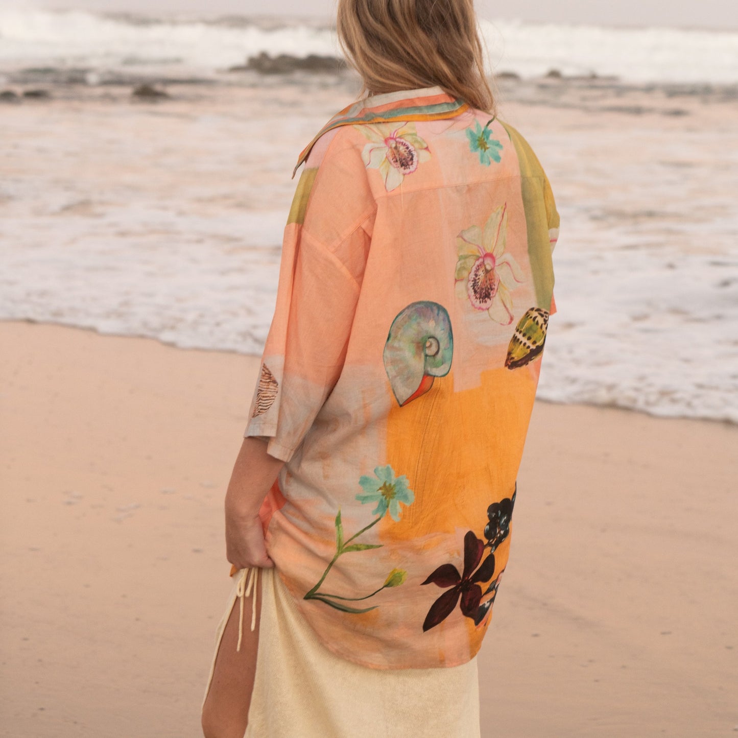 Wandering Folk X Annie Everingham - Over Swim Shirt - Pastel Sea