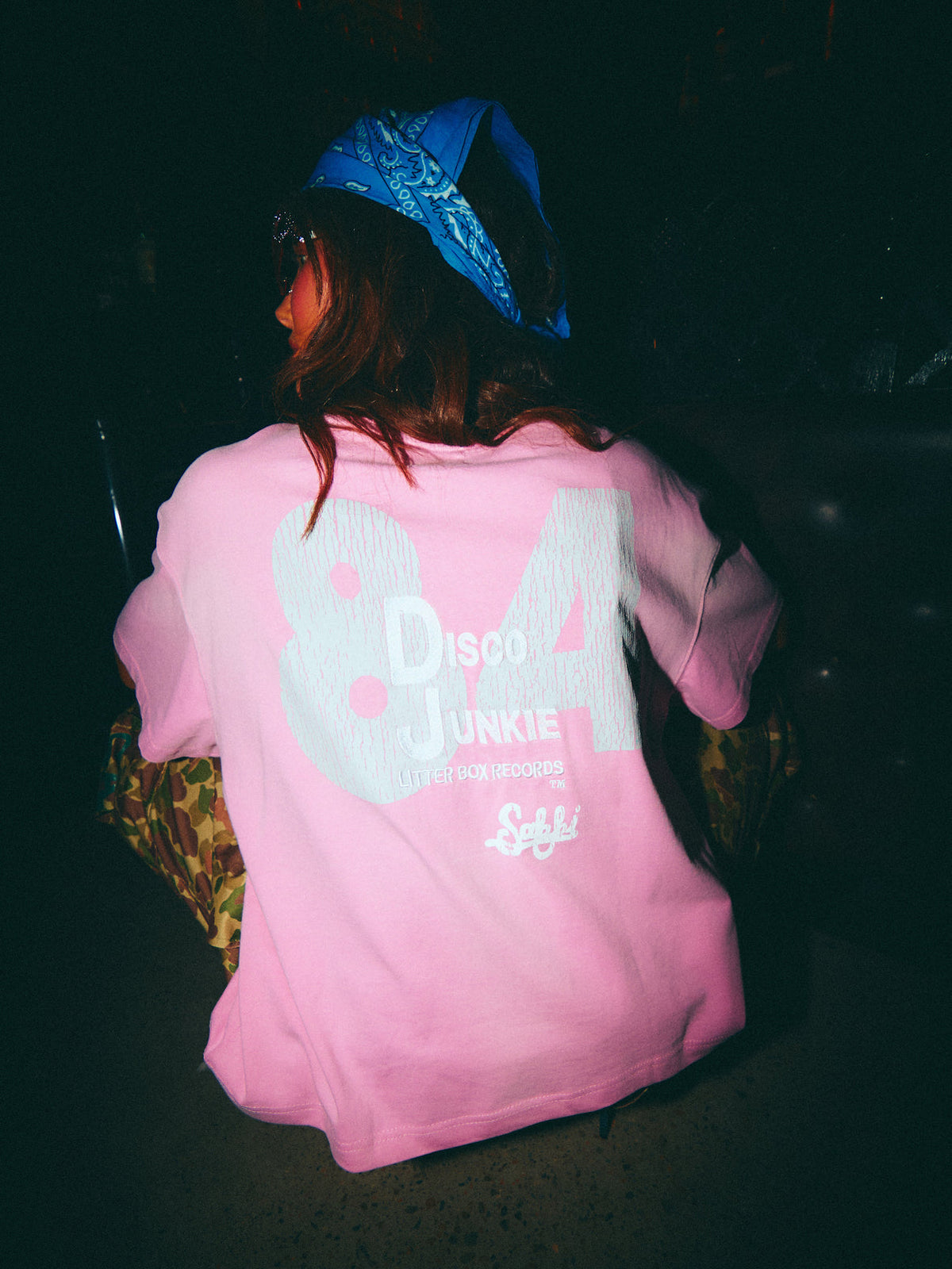 Sabbi - DJ Cat Tee - Pink