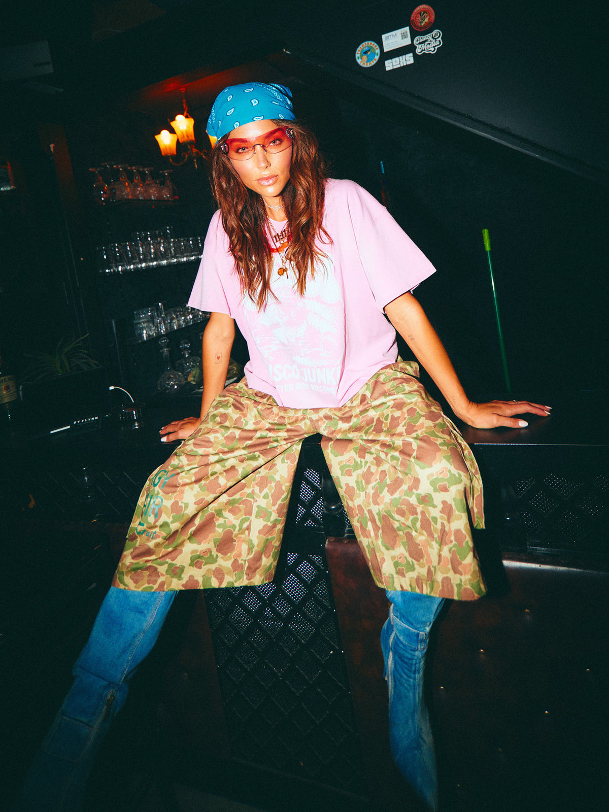 Sabbi - DJ Cat Tee - Pink