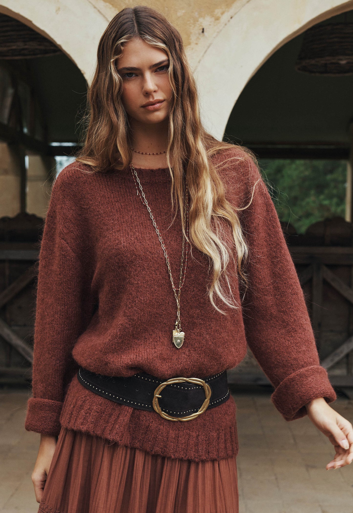Spell - Plum & Lucy Sweater - Cocoa