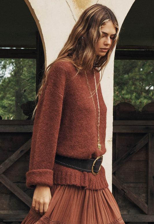 Spell - Plum & Lucy Sweater - Cocoa