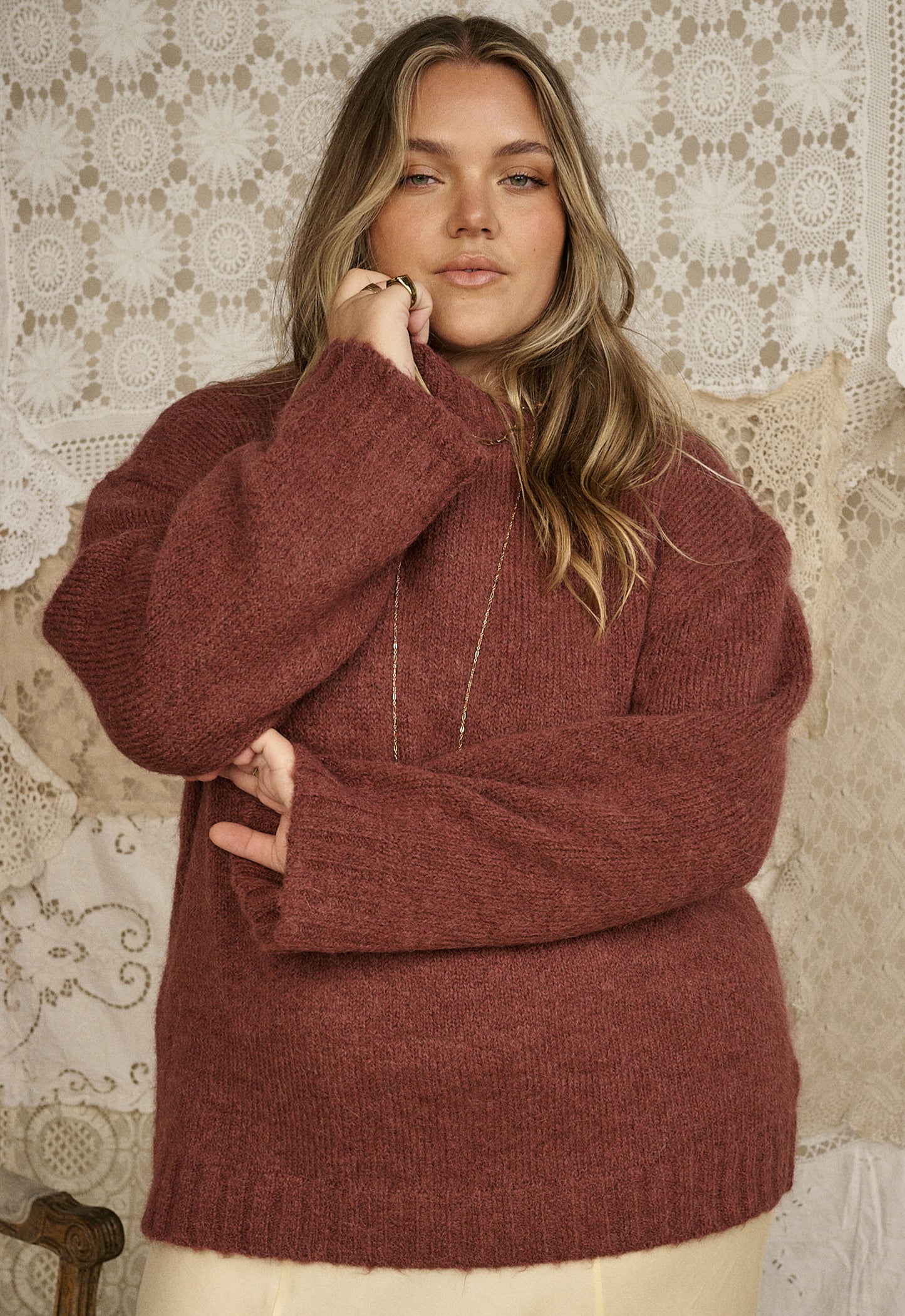 Spell - Plum & Lucy Sweater - Cocoa