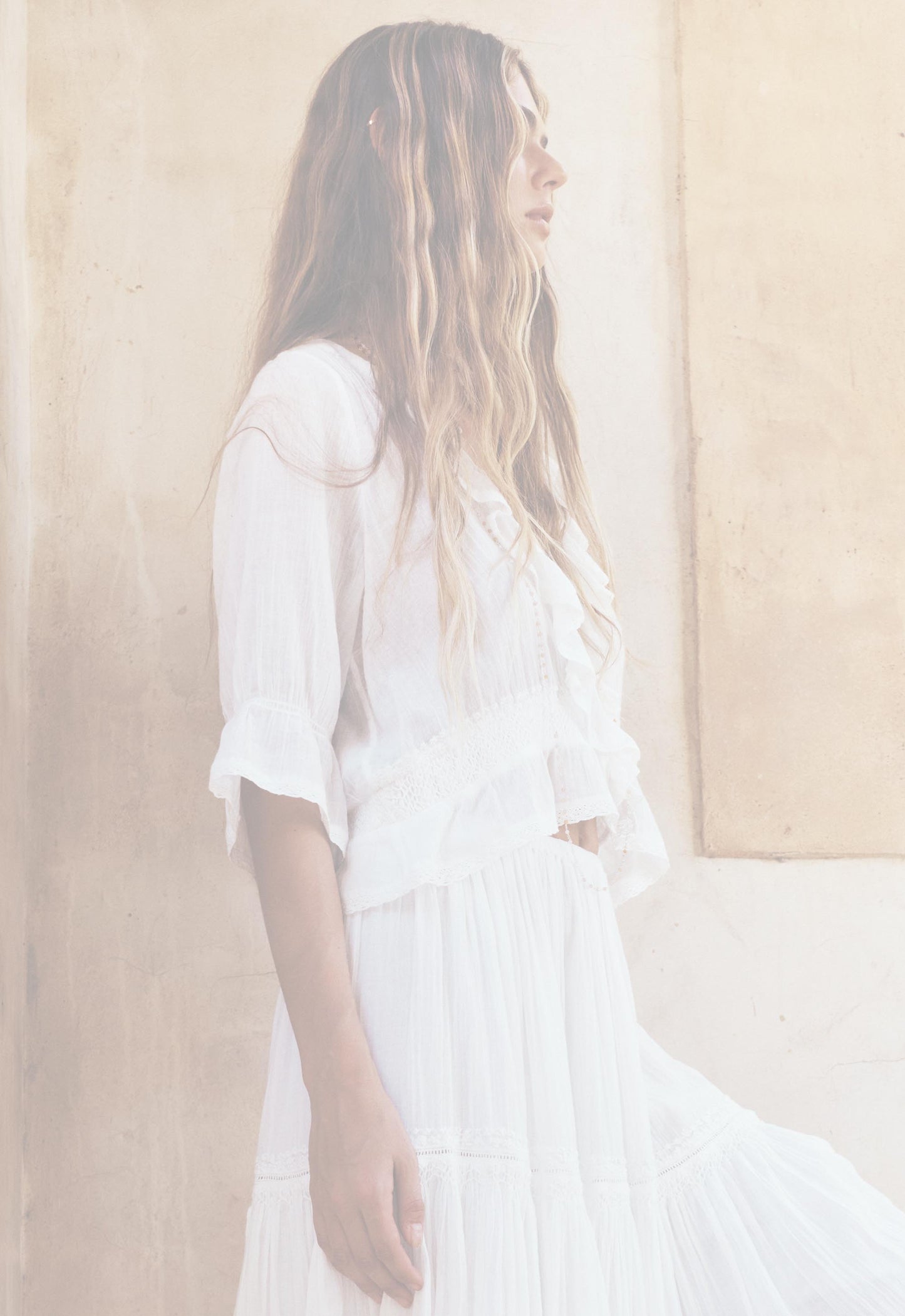 Spell - Prairie Blouse - Whisper White