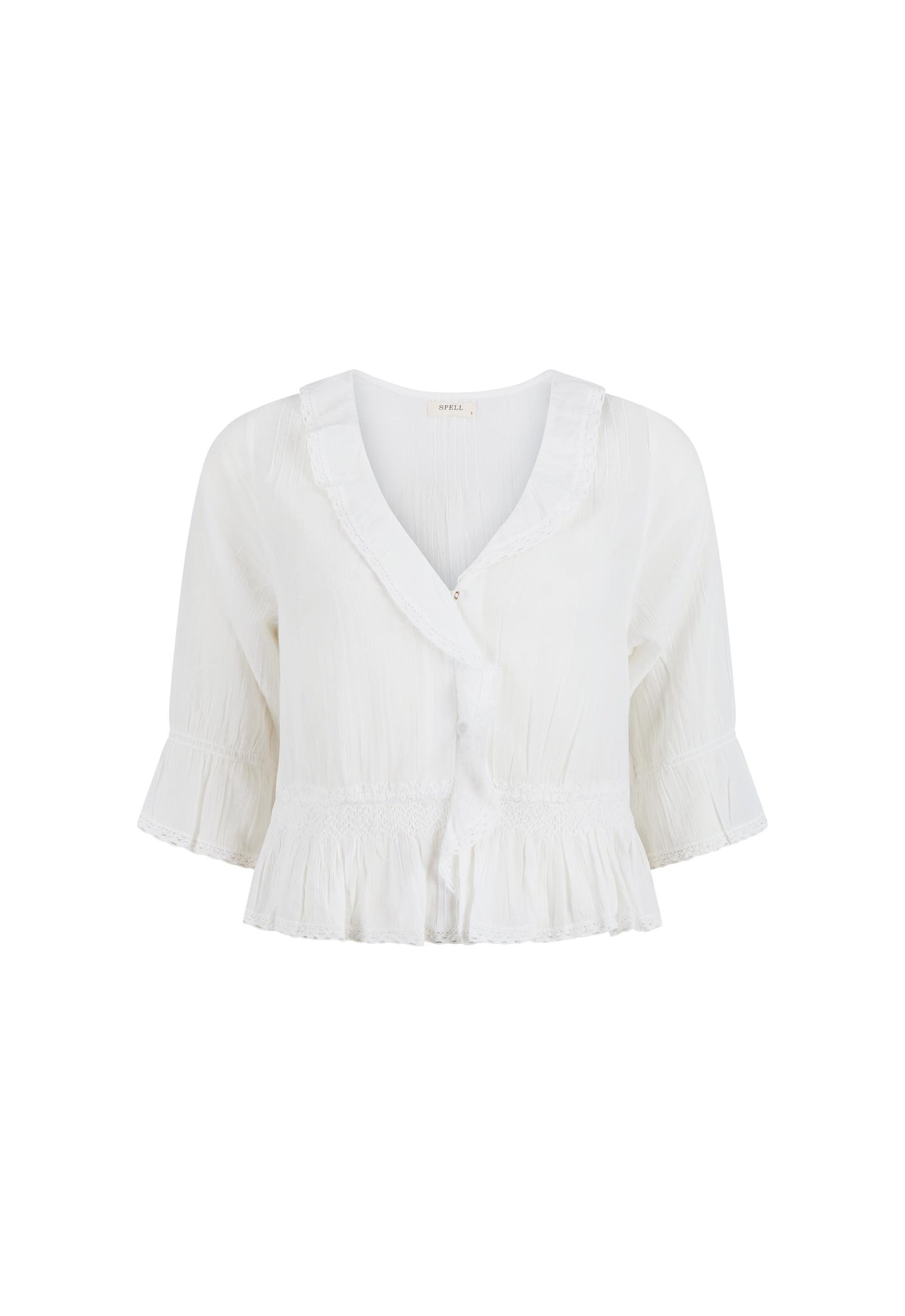 Spell - Prairie Blouse - Whisper White