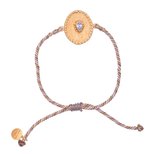 Rubyteva Design - Facet Adjustable Bracelet - Cubic Zirconia