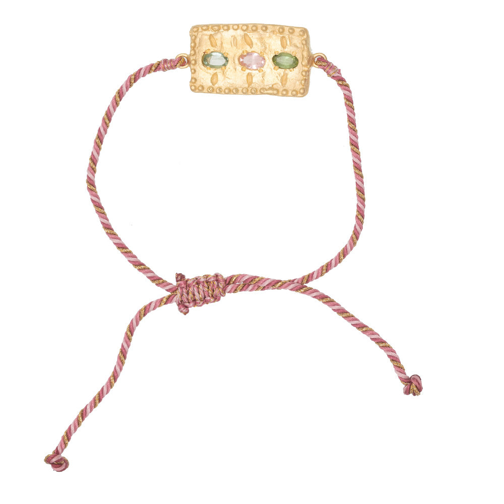 Rubyteva Design - Adjustable Amira Bracelet - Pink