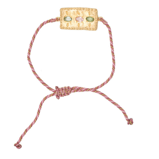 Rubyteva Design - Adjustable Amira Bracelet - Pink