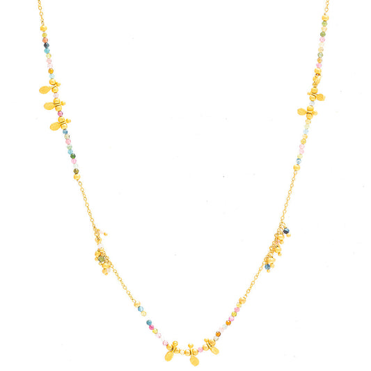 Rubyteva Design - Rosemary Multi Tourmaline Necklace