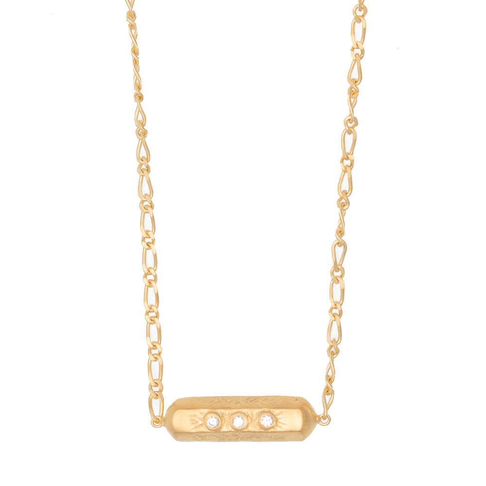 Rubyteva Design - Cubic Zirconia Brahma Necklace