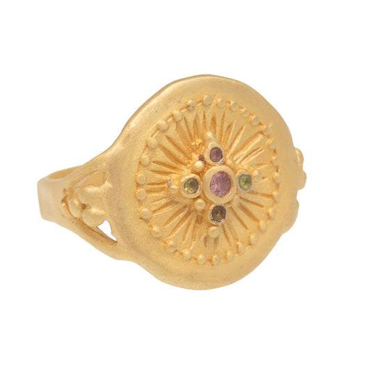 Rubyteva Design - Multi Tourmaline Haveil Ring