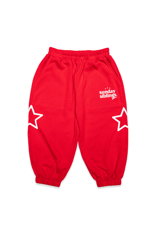 Sunday Siblings - Siblings Set - Red Trackpants