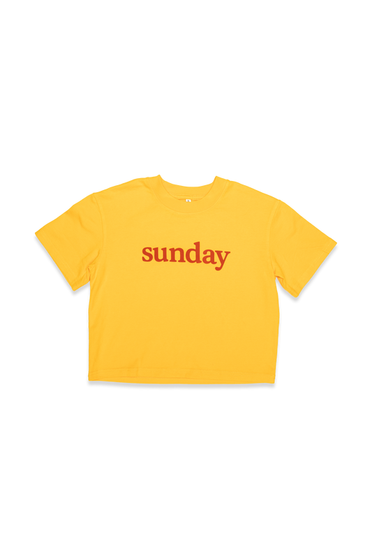 Sunday Siblings - Sunday Tee - Yellow