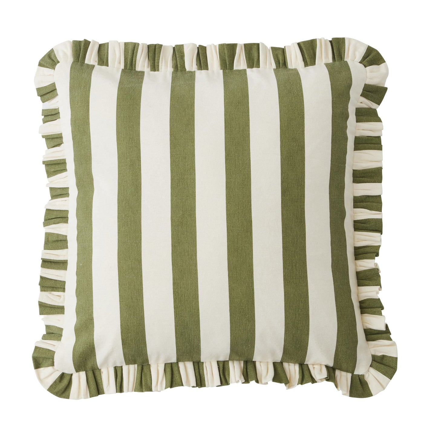 CTC - Bonny Cotton Cushion - Olive