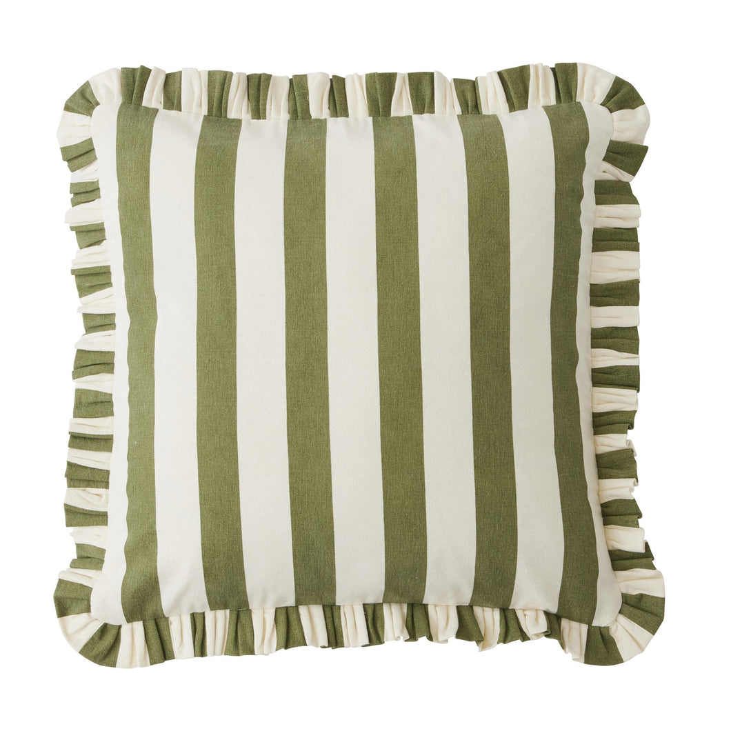 CTC - Bonny Cotton Cushion - Olive