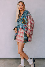 Load image into Gallery viewer, Sabbi - The You&#39;re Magic Flannel Skirt - Pink + Green
