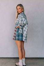 Load image into Gallery viewer, Sabbi - The You&#39;re Magic Flannel Skirt - Blue + Red
